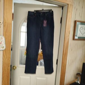 New Gloria Vanderbilt Amanda Blue Flawless Flex Supreme Stretch Jeans Women's 10